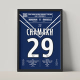 Poster du but de Marouane Chamakh - Bordeaux vs Marseille 2008 - Legendary Goals