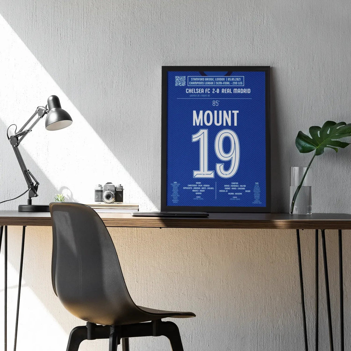 Poster du but de Mason Mount – Chelsea vs Real Madrid 2021 - Legendary Goals