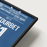 Poster du but de Mathys Détourbet - ASSE vs Troyes 2026 - Legendary Goals