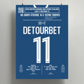 Poster du but de Mathys Détourbet - ASSE vs Troyes 2026 - Legendary Goals