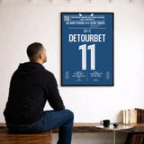 Poster du but de Mathys Détourbet - ASSE vs Troyes 2026 - Legendary Goals