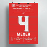 Poster du but de Mexer – Rennes vs PSG 2019 - Legendary Goals