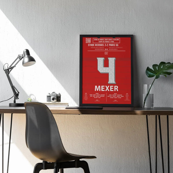 Poster du but de Mexer – Rennes vs PSG 2019 - Legendary Goals