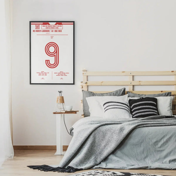 Poster du but de Michel Platini – AS Nancy vs OGC Nice 1978 - Legendary Goals