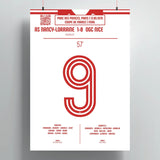 Poster du but de Michel Platini – AS Nancy vs OGC Nice 1978 - Legendary Goals