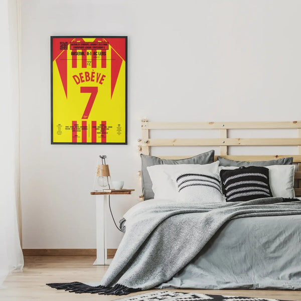 Poster du but de Mickaël Debève – Arsenal vs RC Lens 1998 - Legendary Goals