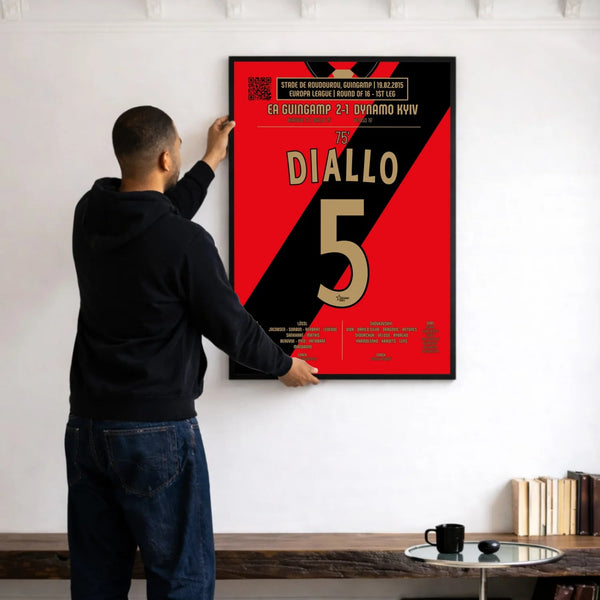 Poster du but de Mustapha Diallo – Guingamp vs Dynamo Kiev 2015 - Legendary Goals