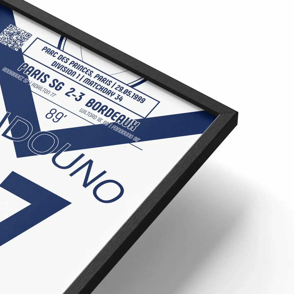 Poster du but de Pascal Feindouno – PSG vs Bordeaux 1999 - Legendary Goals