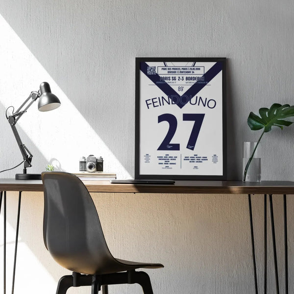 Poster du but de Pascal Feindouno – PSG vs Bordeaux 1999 - Legendary Goals
