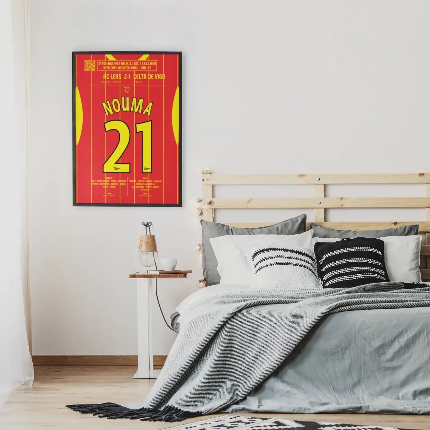 Poster du but de Pascal Nouma – Lens vs Celta Vigo 2000 - Legendary Goals
