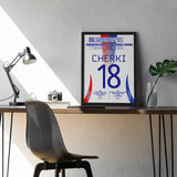 Poster du but de Rayan Cherki – Manchester United vs Olympique Lyonnais 2025 - Legendary Goals