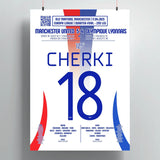 Poster du but de Rayan Cherki – Manchester United vs Olympique Lyonnais 2025 - Legendary Goals