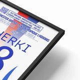 Poster du but de Rayan Cherki – Manchester United vs Olympique Lyonnais 2025 - Legendary Goals