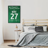 Poster du but de Robert Beric – Saint - Étienne vs Lyon 2019 - Legendary Goals