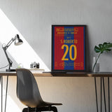 Poster du but de Sergi Roberto – FC Barcelone vs PSG 2017 - Legendary Goals