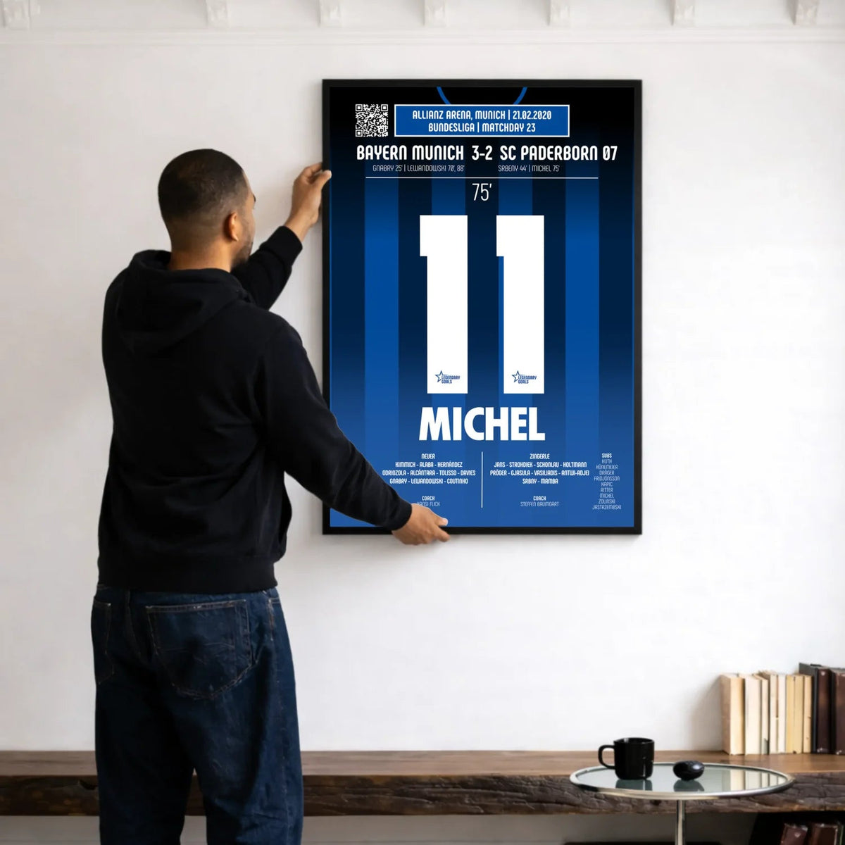 Poster du but de Sven Michel – Bayern Munich vs Paderborn 2020 - Legendary Goals