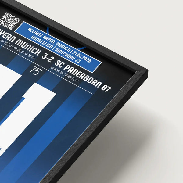 Poster du but de Sven Michel – Bayern Munich vs Paderborn 2020 - Legendary Goals