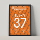 Poster du but de Théo Le Bris – Lorient vs Lille 2022 - Legendary Goals