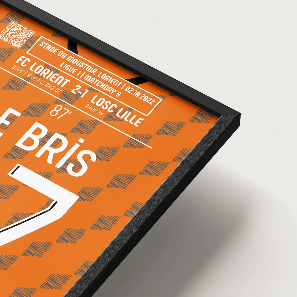 Poster du but de Théo Le Bris – Lorient vs Lille 2022 - Legendary Goals