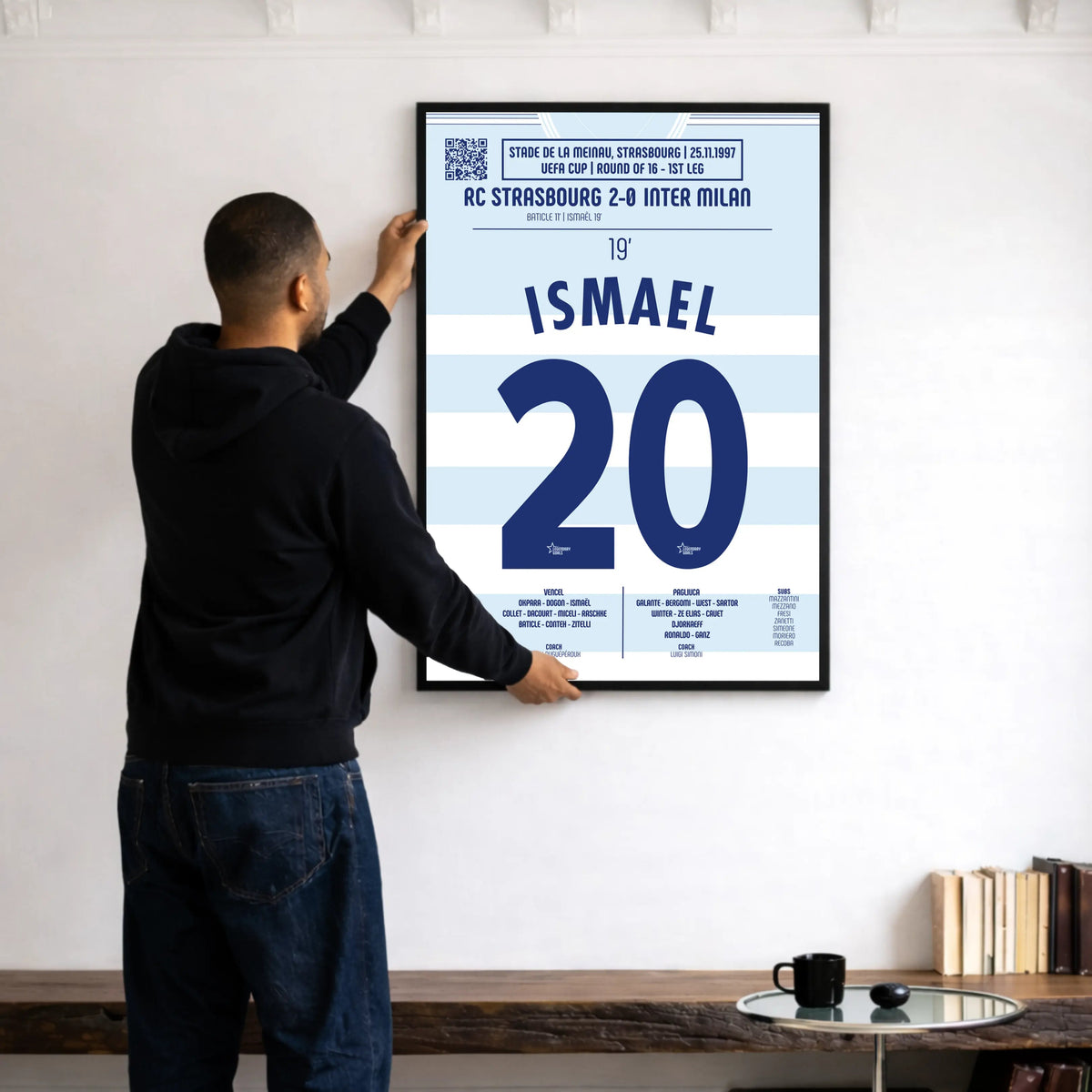 Poster du but de Valérien Ismaël – Strasbourg vs Inter Milan 1997 - Legendary Goals