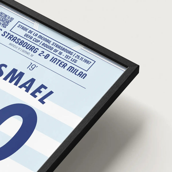 Poster du but de Valérien Ismaël – Strasbourg vs Inter Milan 1997 - Legendary Goals