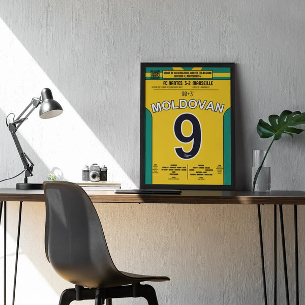 Poster du but de Viorel Moldovan – Nantes vs Marseille 2000 - Legendary Goals