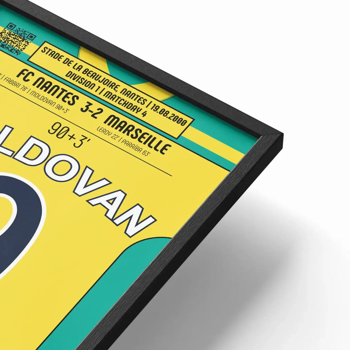 Poster du but de Viorel Moldovan – Nantes vs Marseille 2000 - Legendary Goals