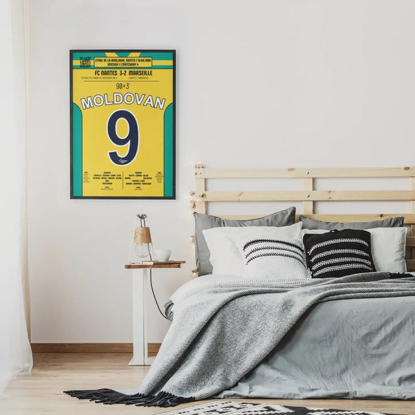 Poster du but de Viorel Moldovan – Nantes vs Marseille 2000 - Legendary Goals
