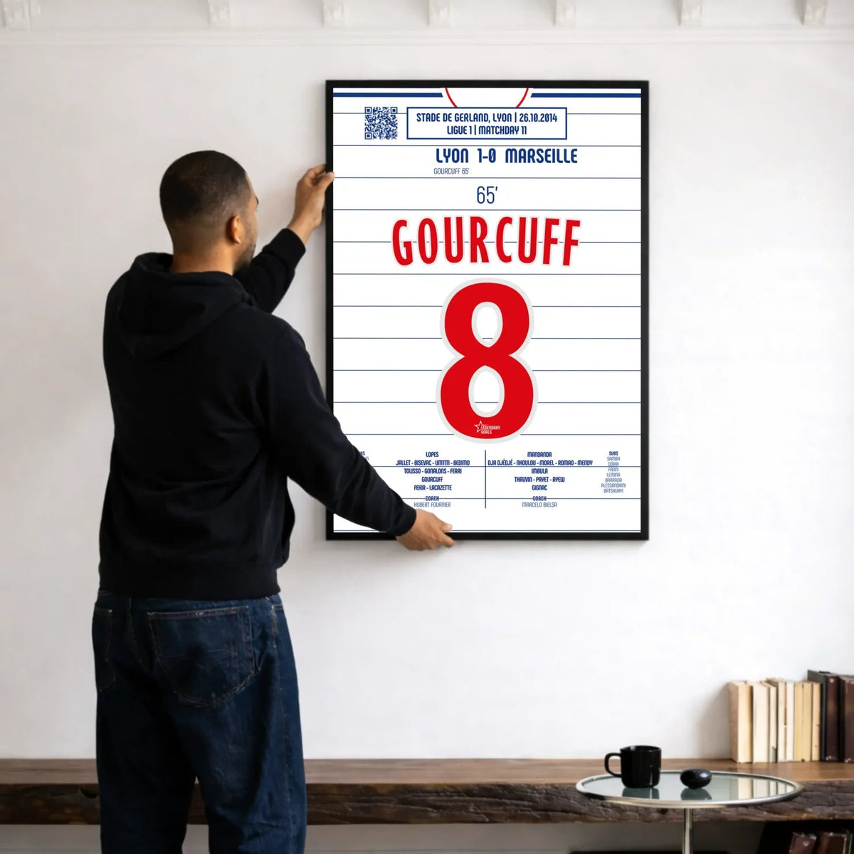 Poster du but de Yoann Gourcuff - OL vs OM 2014 - Legendary Goals