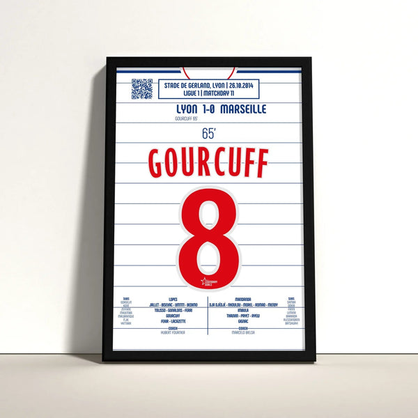 Poster du but de Yoann Gourcuff - OL vs OM 2014 - Legendary Goals
