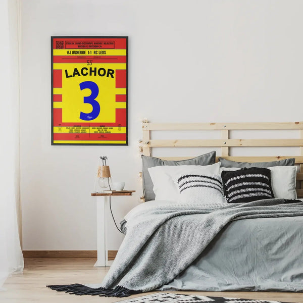 Poster du but de Yoann Lachor – Auxerre vs RC Lens 1998 - Legendary Goals