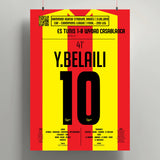 Poster du but de Youcef Belaïli - Espérance de Tunis vs Wydad 2019 - Legendary Goals