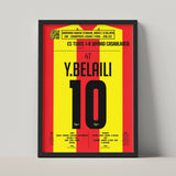 Poster du but de Youcef Belaïli - Espérance de Tunis vs Wydad 2019 - Legendary Goals