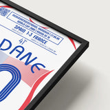 Poster du but de Zinedine Zidane - Espagne vs France 2006 - Legendary Goals