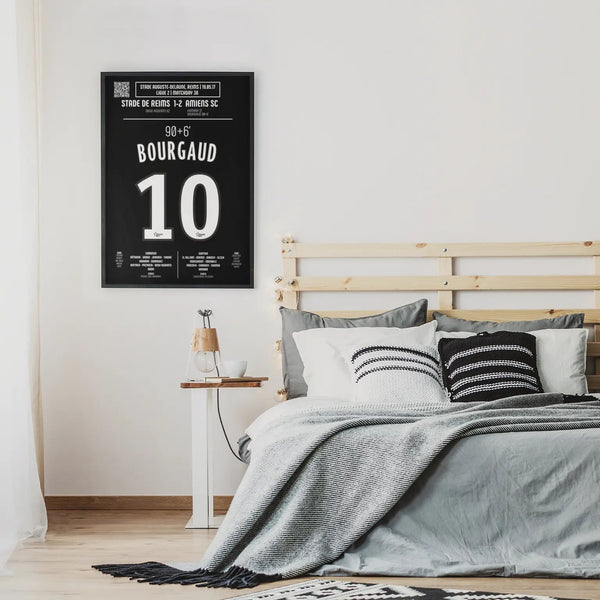 Poster du but d'Emmanuel Bourgaud - Reims vs Amiens 2017 - Legendary Goals