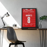 Poster du but d'Hugo Magnetti – Brest vs Sturm Graz 2024 - Legendary Goals