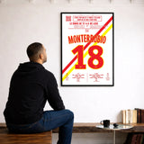 Poster du but d’Olivier Monterrubio - Le Mans vs Lens 2008 - Legendary Goals