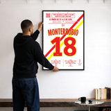 Poster du but d’Olivier Monterrubio - Le Mans vs Lens 2008 - Legendary Goals