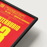 Poster du but d’Olivier Monterrubio - Lens vs Bayer Leverkusen 2007 - Legendary Goals