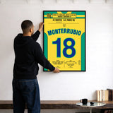 Poster du but d’Olivier Monterrubio - Nantes vs PSG 2001 - Legendary Goals