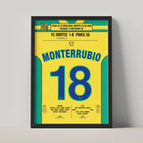 Poster du but d’Olivier Monterrubio - Nantes vs PSG 2001 - Legendary Goals