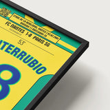 Poster du but d’Olivier Monterrubio - Nantes vs PSG 2001 - Legendary Goals