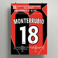 Poster du but d’Olivier Monterrubio - Rennes vs Lens 2006 - Legendary Goals
