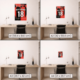 Poster du but d’Olivier Monterrubio - Rennes vs Lens 2006 - Legendary Goals