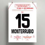 Poster du but d’Olivier Monterrubio - Sion vs Young Boys 2008 - Legendary Goals