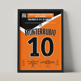 Poster du but d’Olivier Monterrubio - Toulouse vs Lorient 2009 - Legendary Goals