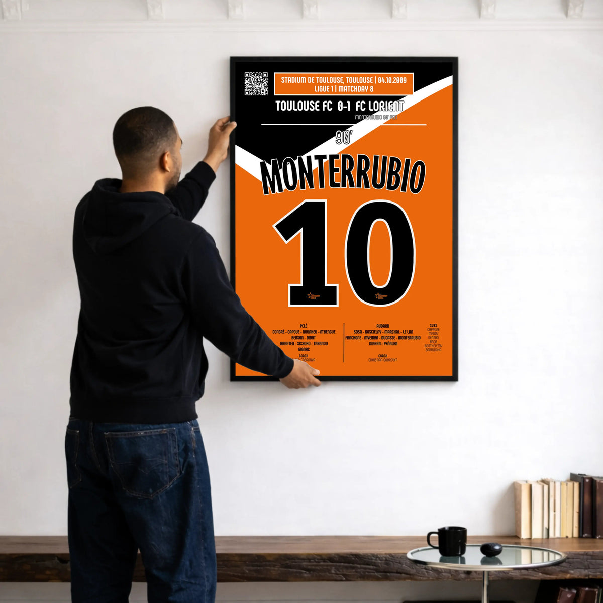 Poster du but d’Olivier Monterrubio - Toulouse vs Lorient 2009 - Legendary Goals