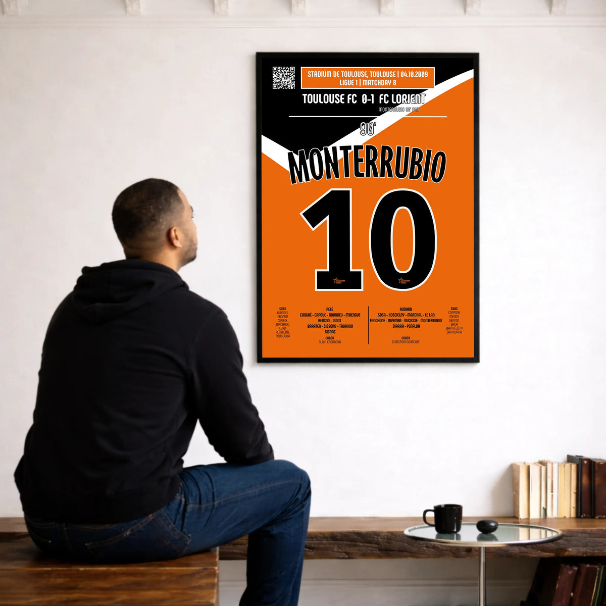 Poster du but d’Olivier Monterrubio - Toulouse vs Lorient 2009 - Legendary Goals