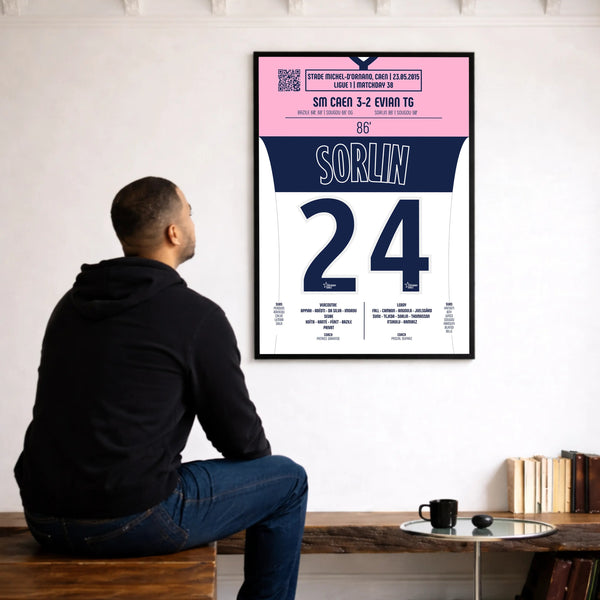 Poster du but d’Olivier Sorlin – Caen vs Évian TG 2015 - Legendary Goals