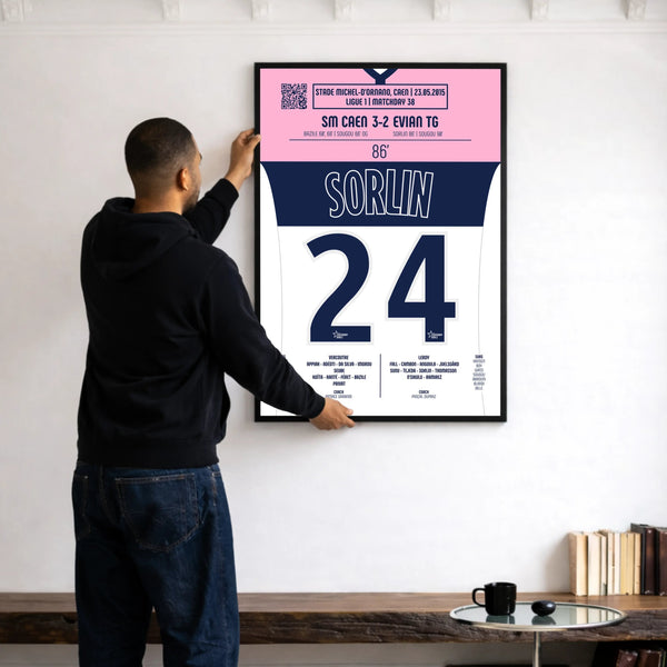 Poster du but d’Olivier Sorlin – Caen vs Évian TG 2015 - Legendary Goals